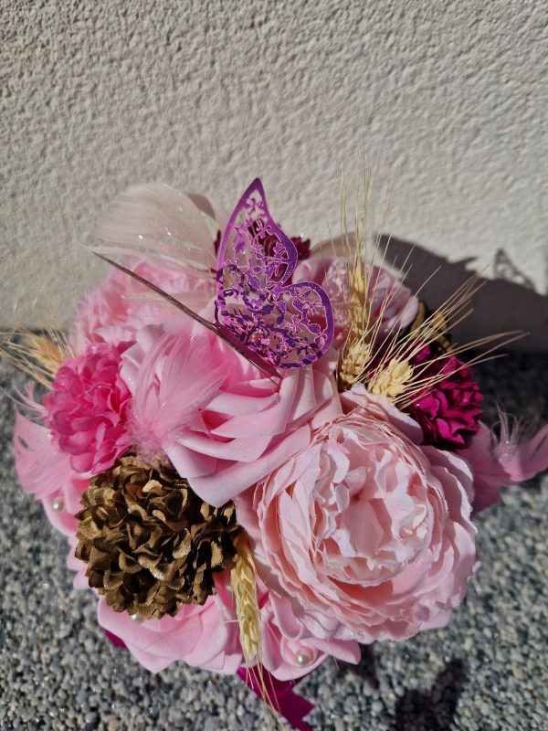 Box floral ronde (mélange aléatoire de fleurs) – Image 6