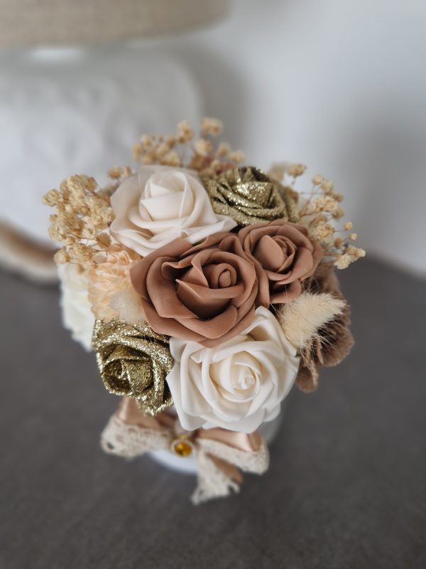 Box floral ronde (mélange aléatoire de fleurs) – Image 2