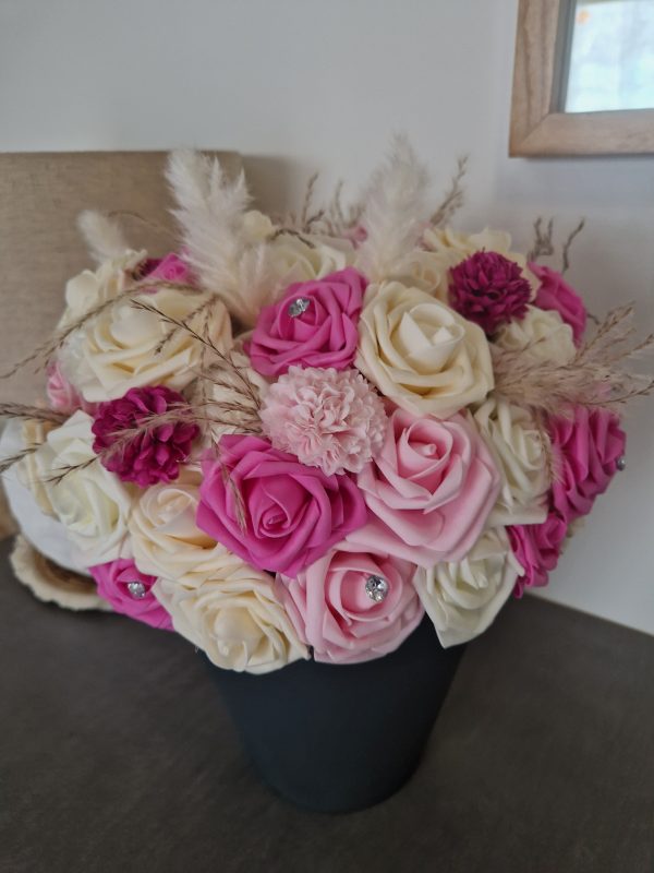 Pots funaires (Mélanges de fleurs aléatoires) – Image 2