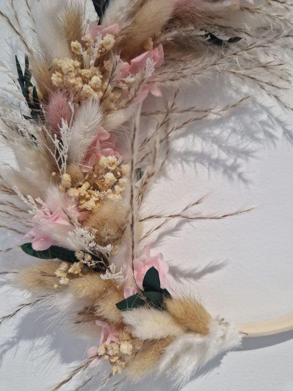 Couronne bambou fleurs séchées – Image 5