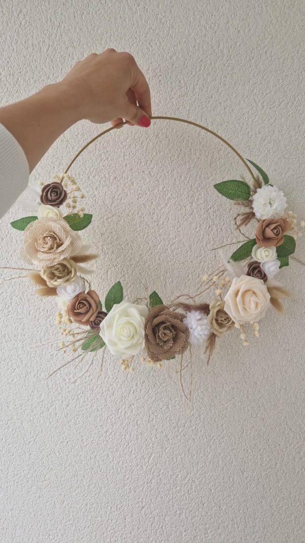 Couronne acier mélange de fleur